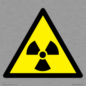 W003 Warning: Radioactive material or ionizing radiation